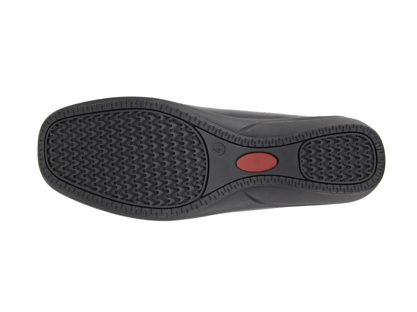 Women’s Black Softie PU Twin Gusset Casual Shoes