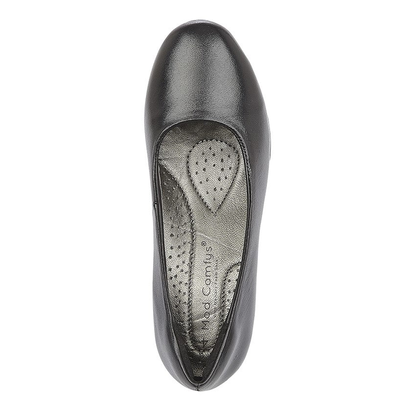 Women’s Black Leather 45mm Court Shoes