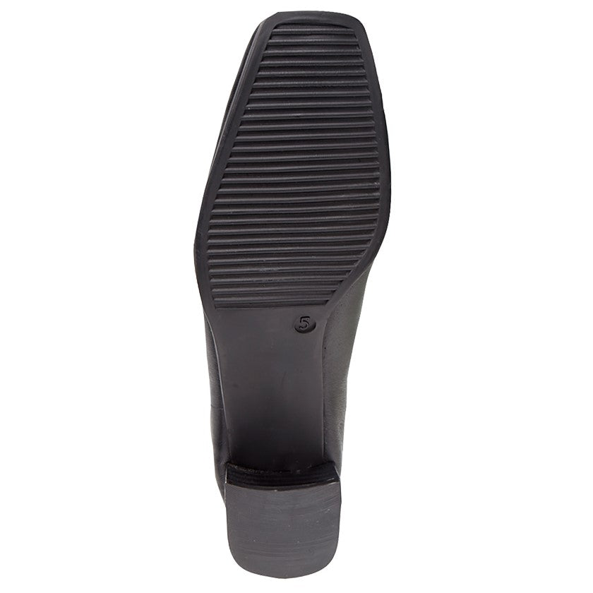 Women’s Navy Leather Court Shoes
