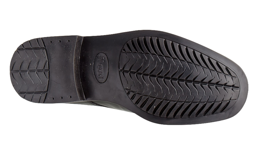 Men’s Black Leather Capped Gibson Fuller Fitting Shoes