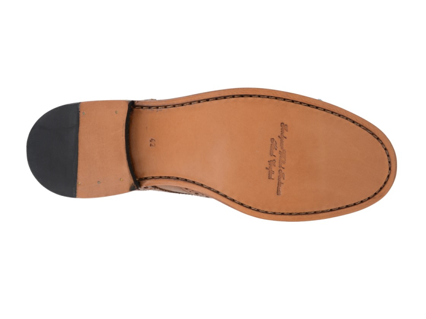 Men’s Tan Leather Brogue Gibson Shoes