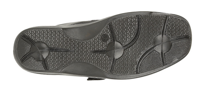 Women’s Black Nappa Leather Wide Fit Comfort Shoes
