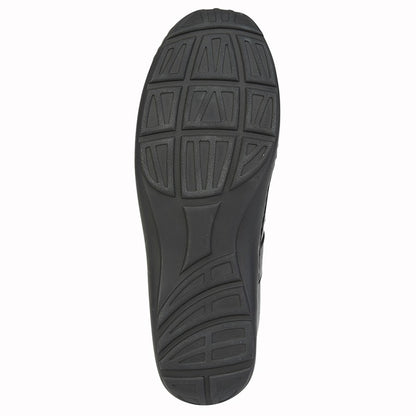 Women’s Black Softie Leather Wide Fit Shoes