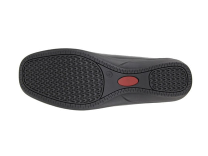 Women’s Black Softie PU Twin Gusset Casual Shoes