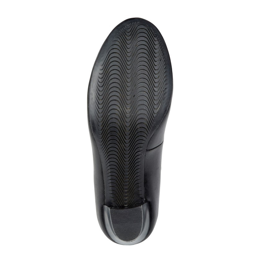 Women’s Black Leather 45mm Court Shoes