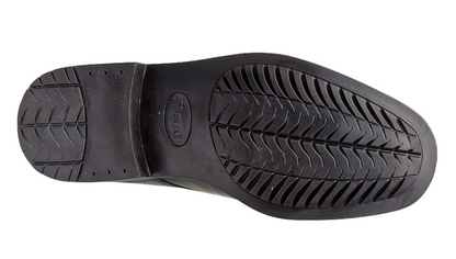 Men’s Black Leather Capped Gibson Fuller Fitting Shoes