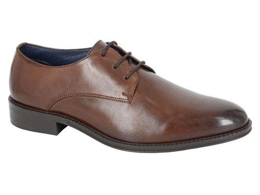 Men’s Brown Leather 3 Eyelet Gibson Shoes