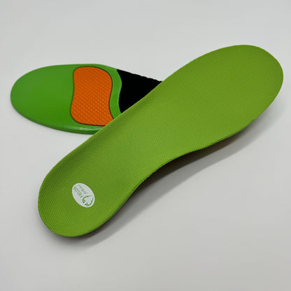 Hybrid structured full length orthotic insole