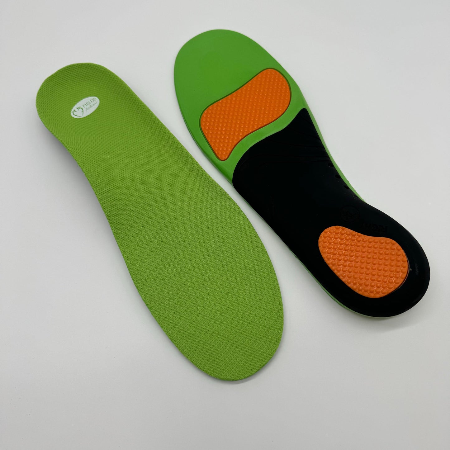 Hybrid structured full length orthotic insole