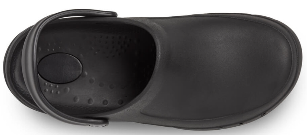 REVIVE non-slip BLACK WORK CLOG