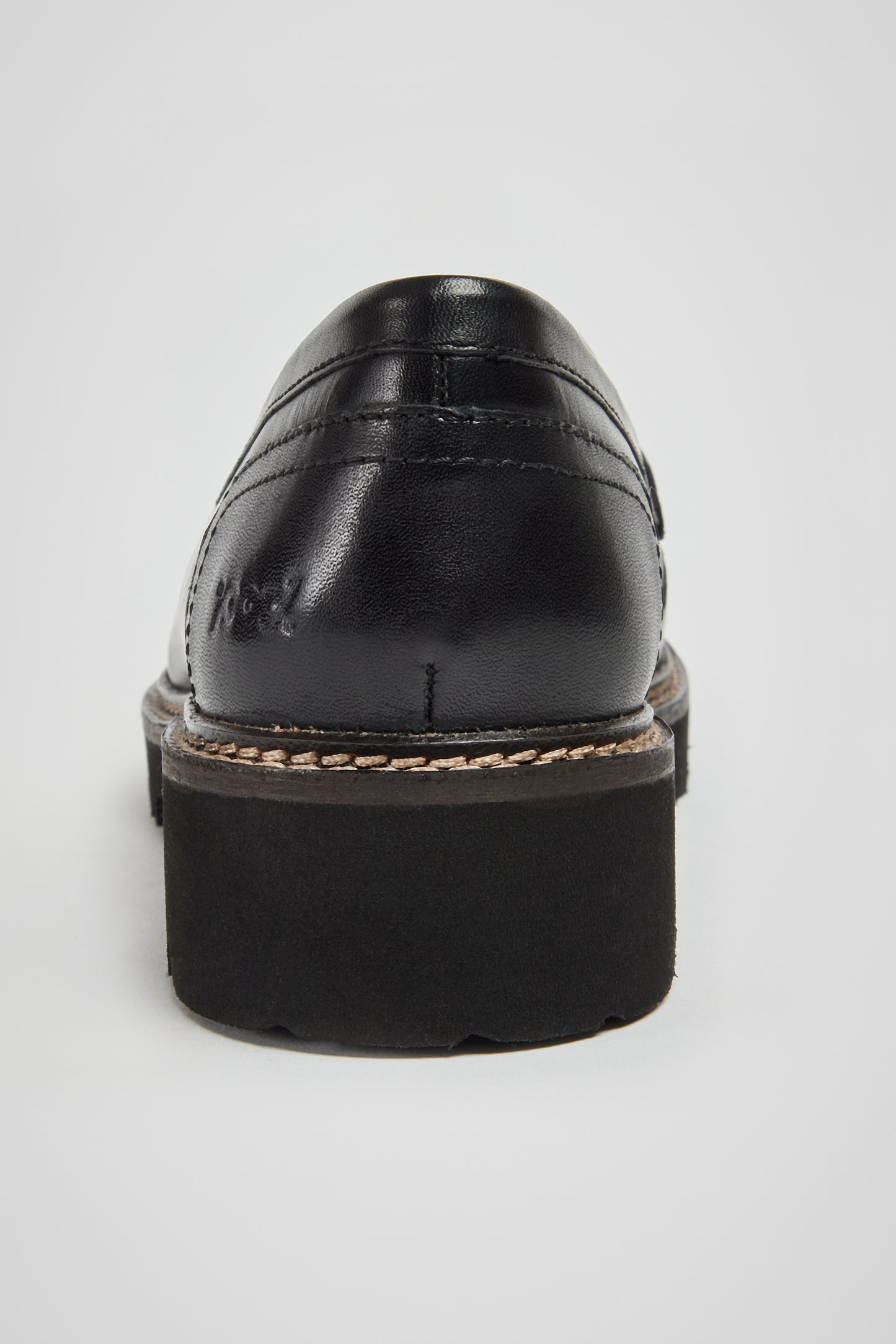 KENNY BLACK LEATHER LOAFER