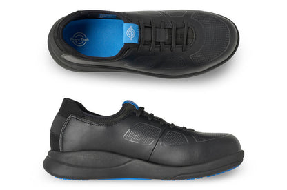 TRANSFORM non-slip BLACK WORK TRAINER WITH SAFETY TOE CAP