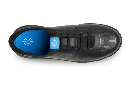 TRANSFORM non-slip BLACK WORK TRAINER WITH SAFETY TOE CAP